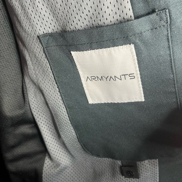 ARMYANTS Men’s Sz 46R Navy Blue Travel Blazer - Picture 9 of 12